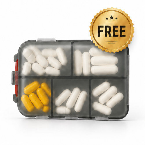 Portable Pill Box Organizer